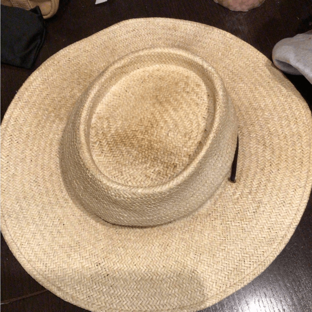 Gigi Pip Straw Panama Hat - REAd***Natural